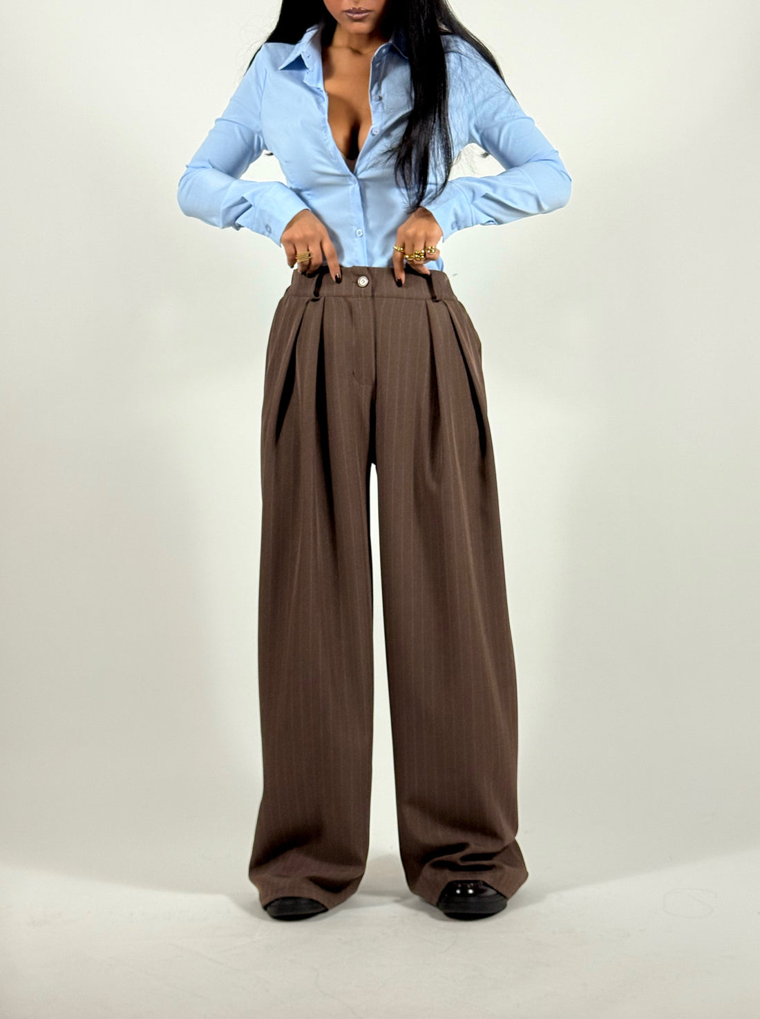 Camicia Slim Fit Azzurra